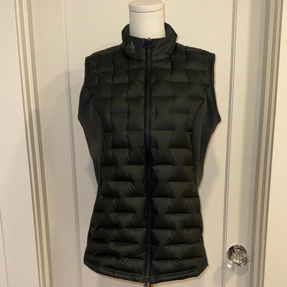Adidas Women's Olive Quilted Vest